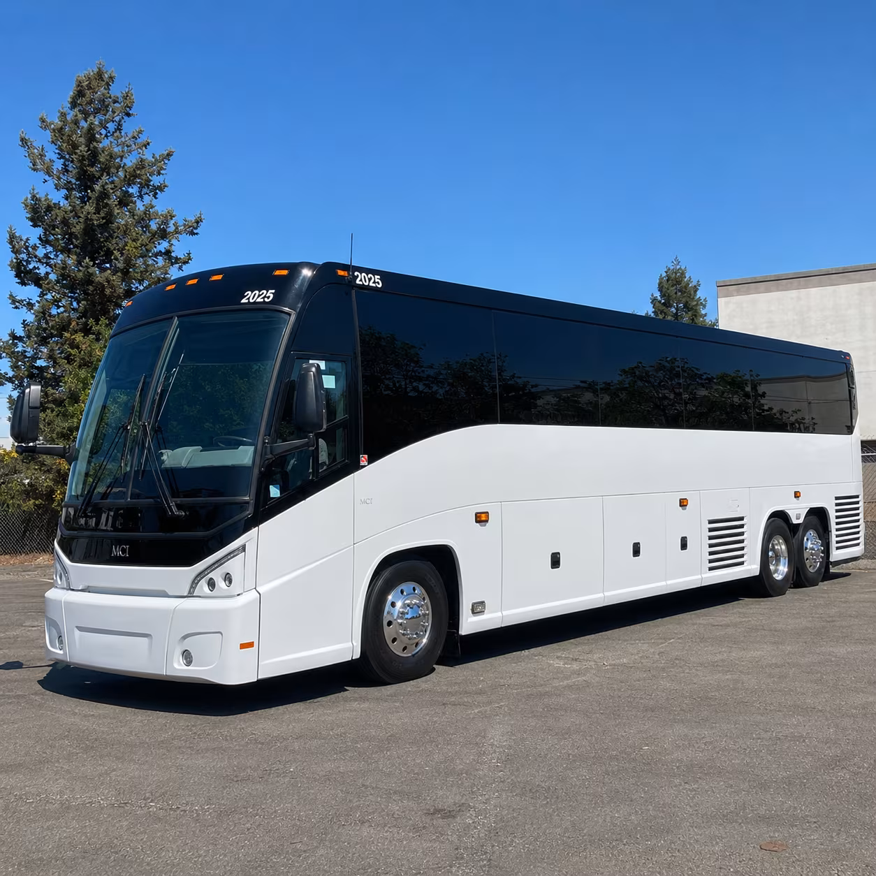 lowell charter bus services exterior