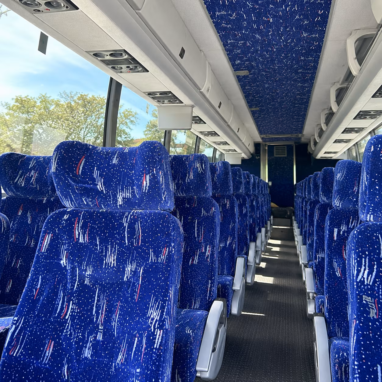 lowell charter bus services inside
